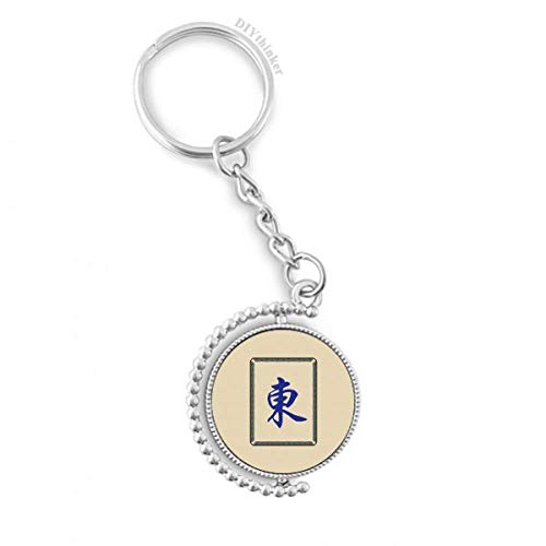 Cadena dominante rotativa de Mahjong con diseño de Viento del Este para un estilo único diario