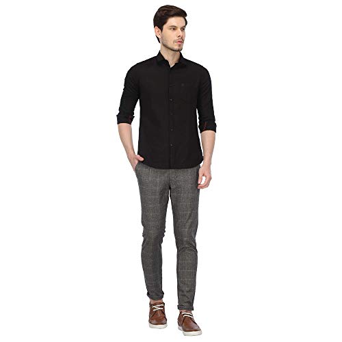 Image of blackberrys Mens 4 Pocket Check Trousers