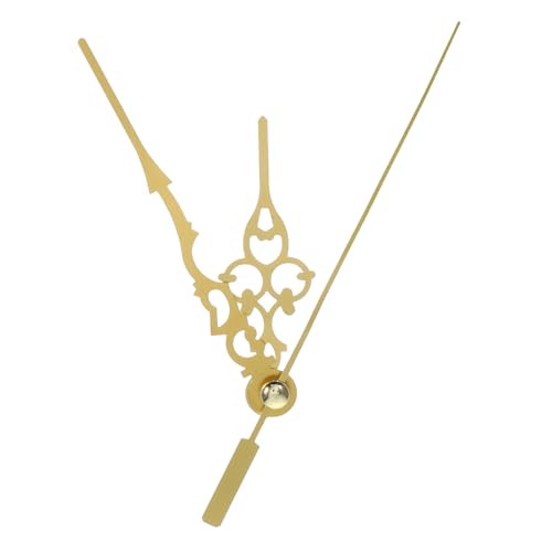 OSALADI 10本 時計針キット DIY 壁 時計 掛け時計用 メタル 交換 パーツ アクセサリー 用 DIY 修理 パーツ 交換 ゴールド 簡単交換 長持ち耐久性 おしゃれなデザイン