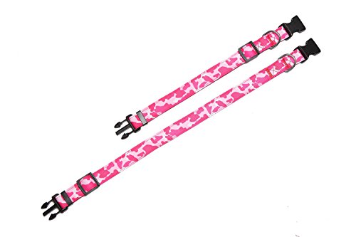Collar para Perro Nylon Camuflado Ajustable 1 pulg miniatura 3