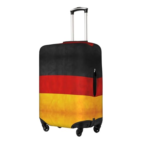 Germany Flag Print Travel Elastic Suitcase Luggage Baggage Cover Protector, Washable And Anti-Scratch2