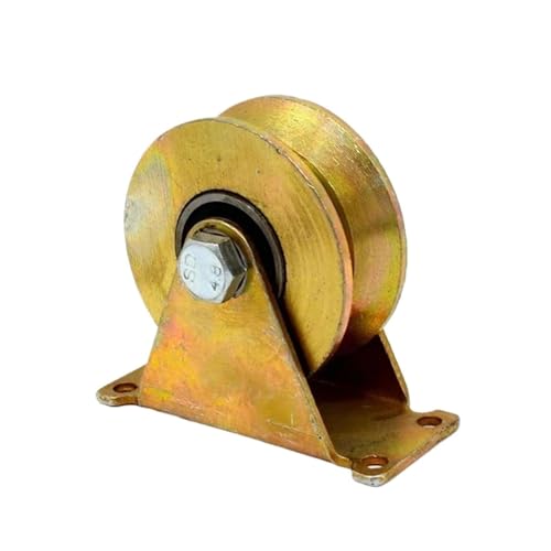 Roues à rainure V en acier robustes pour portail - 2