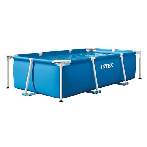 Intex 28270 Piscina Rettangolare, senza Pompa Filtro, Multicolore, 220 x 150 x...