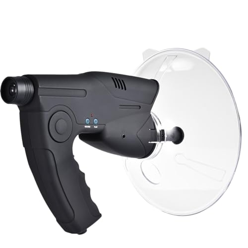 Oreille Bionique Avec Microphone Parabolique - Dispositif D'écoute Directionnelle 8X, Capture Audio D'oiseaux En Plein Air | Outil D'Observation De La Nature Avec Fonction D'enregistrement, Tapp