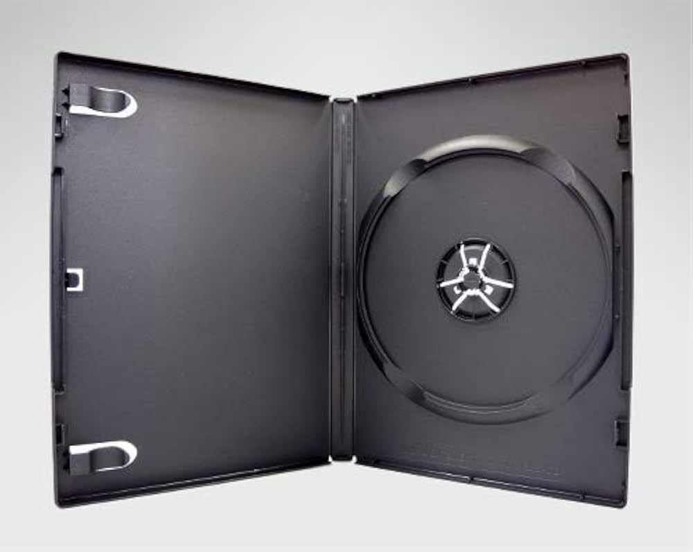 Amazon | 協和産業 DVDケース 1枚収納 14mm厚 100枚 黒 トール Amazon | 協和産業 DVDケース 1枚収納 14mm厚 100枚 黒 トール