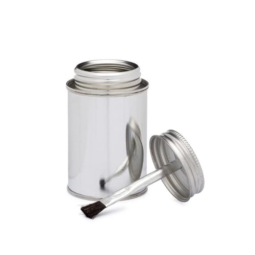 4oz Metal Glue Pot Silver