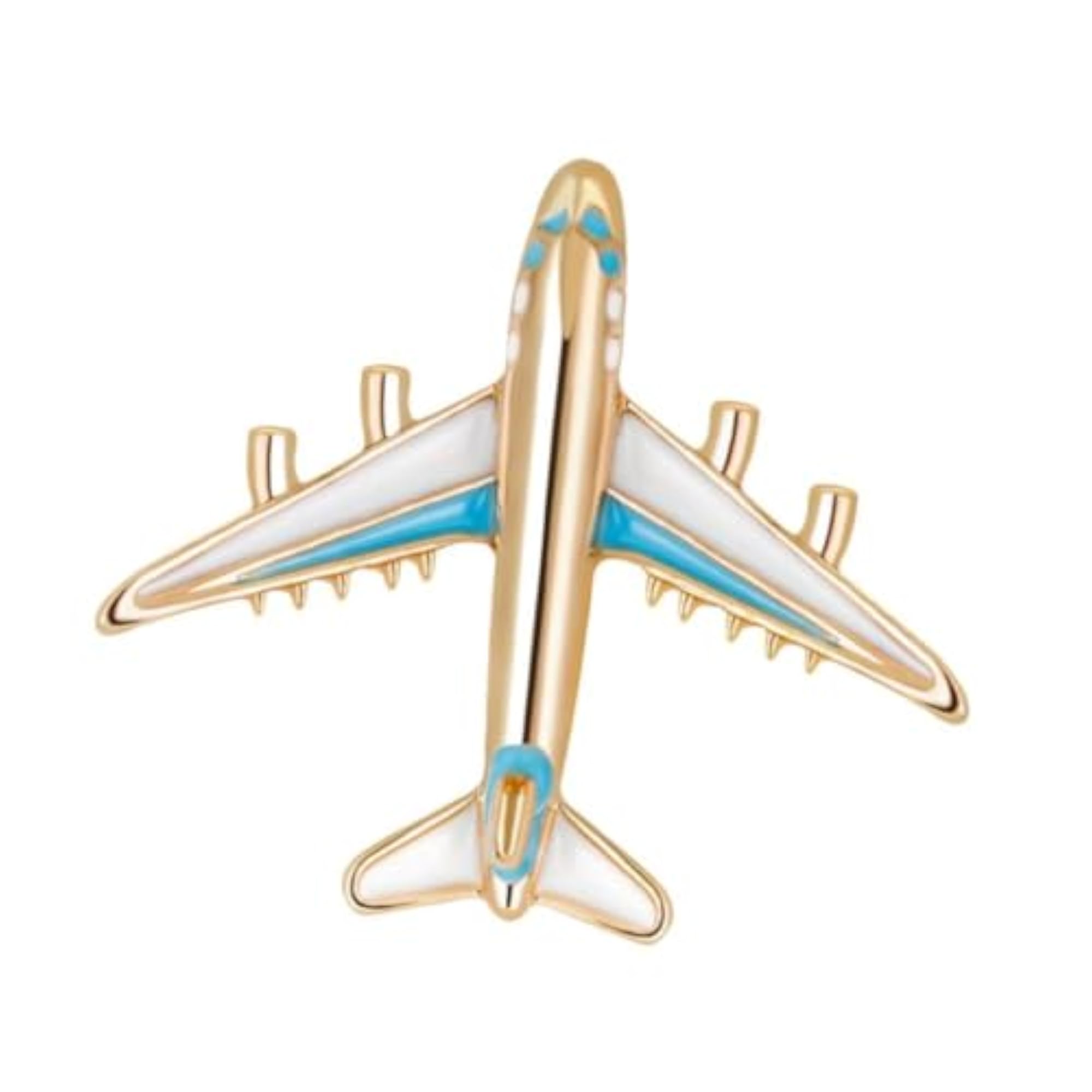 Airplane Brooch Pin, Fashion Corsage for Men & Women