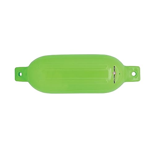 Image of Extreme Max Standard 3006.7602 BoatTector Inflatable Fender Value 2-Pack-6.5 inch x 22 inch, Neon Green