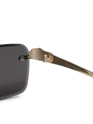 Image of HASHTAG EYEWEAR Men's Stylish Fashion Sunglasses | UV400 Protection | Branded Metal Frame | Trendy Eyewear for Men | Summer, Outdoor, Driving, and Beach Use | Lightweight and Comfortable