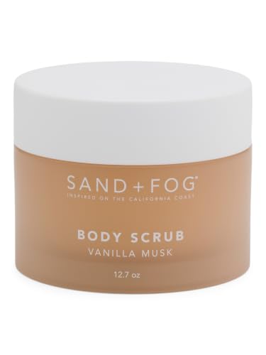 SAND AND FOG Vanilla Musk Body Scrub, 12.7 oz