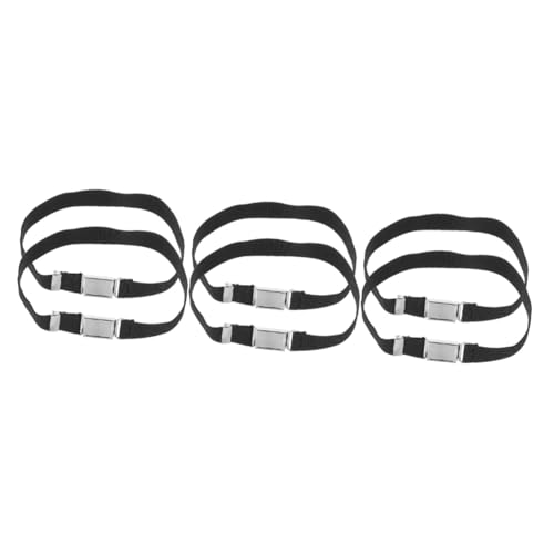 Ipetboom 3sets Boys and Girls Belt Elastic for Boys Decorative Waist Belt Adjustable Size Ratchet 2pcs*3