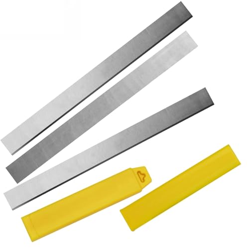 Image of 7 Inch Planer Blades 180x20x3mm HSS /TCT Jointer Knives for Woodworking Thickness Planer, Re-sharpenable, Set of 3 (HSS)