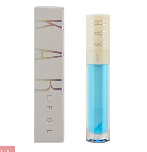 Kab Lip Oils For Hydrating Lips – Non-Sticky, Tinted Lip Oil Lip Gloss With Vitamin E In Coconut Flavor – Sheer, Cruelty-Free Lip Oil Tinted In Juicy Shades With Doe Foot Applicator (Blue Raspberry) #TOP22