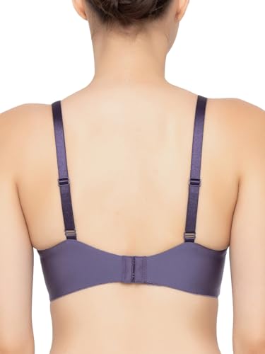 Image of Triumph T-Shirt Bra For Women Wired Padded Body Make-Up Series Seamless Everyday Lingerie Lycra Xtra Fine Breathable Fabric Second-Skin Smooth 3 /4 Cup Support Invisible Underwire Pack Of 1