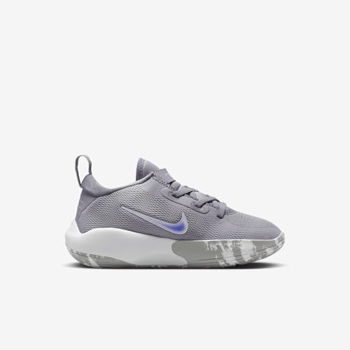 Nike IsoFly Little Kids' Basketball Shoes (FQ7670-002, Cement Grey/Light Smoke Grey/Pure Platinum/Royal Pulse) Size 113