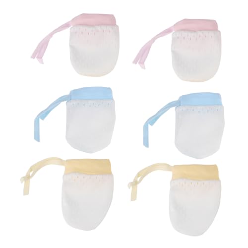 8-Piece Baby Anti-Scratching Gloves Set for Newborns – Soft Silk Mittens 4 Pairs Face Protection Unisex Infant Gloves
