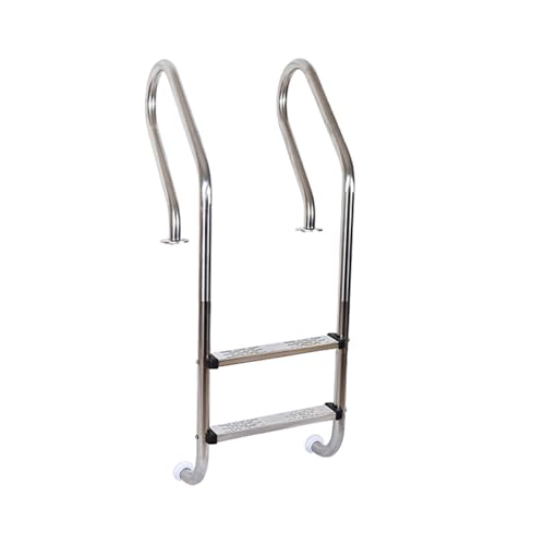 Escalera para piscina enterrada de acero inoxidable 2-3 peldaños miniatura 1