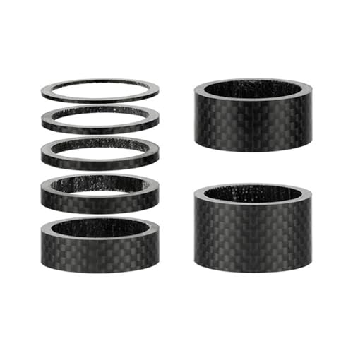 QIEIEI Bike Carbon Fibers Bike Headsets Spacers Front Fork Washer Bike Spacers,Bike Headsets Stem Washer for Mountain Bicycles