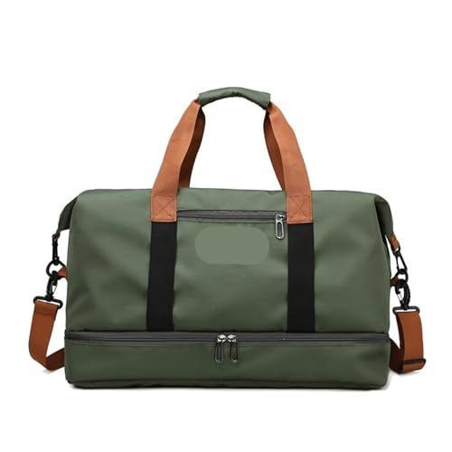 Weekender Bags Travel Duffle Bag for Women Men Gym Fitness Yoga Handbag Luggage Shoulder Crossbody Carry On Short-distance Bags(Green)