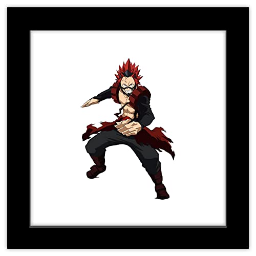 Trends International Gallery Pops My Hero Academia - Eijiro Kirishima Wall Art Wall Poster, 12.00' x 12.00', Black Frame Version