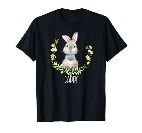 Cute Easter Bunny Spring Rabbit Family Matching Dad Daddy Camiseta