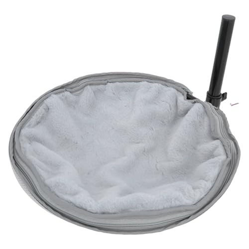 Lit pour chat de bureau rotatif gris en maille respirante