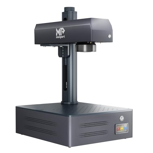 Monport 50W Pro Integrated Fiber Laser Engraver, 5.9