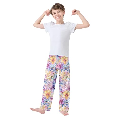 Unicorn Rainbow Horse Pajama Pants Long Sleep Pant Soft PJ Bottoms Sleepwear2