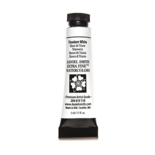 Daniel Smith ダニエル・スミス 水彩絵具 5mlチューブ (Titanium White) 284610118