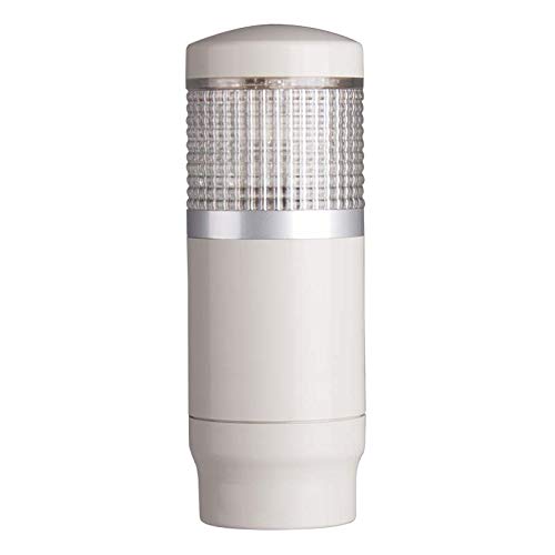 PME-1FF-C, Tower Light, 45mm LED 1 Stack, Steady, 100-220VAC, Clear Lens