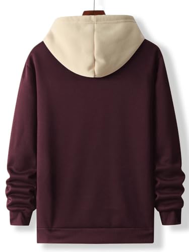Image of TAGDO Men's Casual Woolen Cartoon Print Hoodie for Man | Sweatshirt for Man (2044)