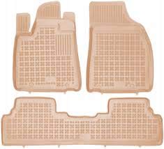 Rezaw-PlastCustom Fit Floor Liners Compatible with 2012-2015 Lexus RX Floor Mats RX 350 F Sport All Weather Odorless Molded Waterproof Rubber Floor Liners SUV Accessories Beige
