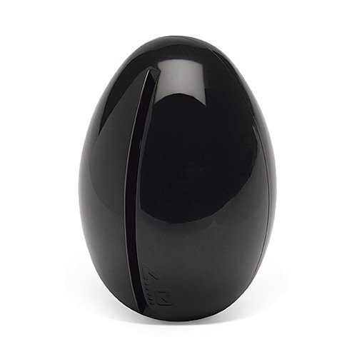 Zakate Cute Tumbler Egg Shape Envelope Letter Opener Pack of 3 (Black)