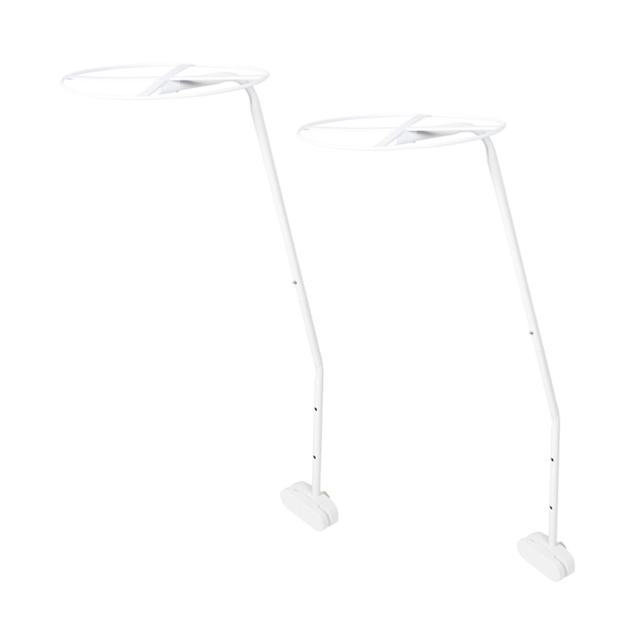 2 Set Supporto Zanzariera Culla Acciaio Staffa Baldacchino Facile da Installare per Lettino Ragazzo Ragazza Compatibile con Vari Modelli Robusta e Rimovibile per Sonno