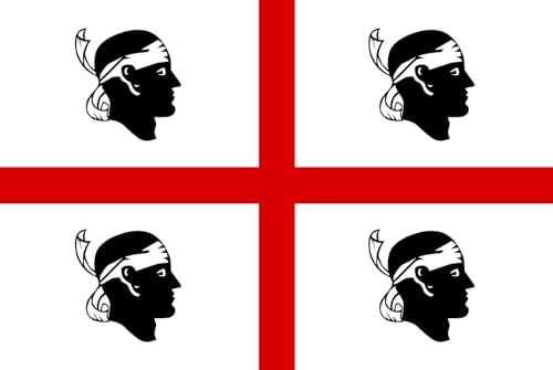 Drapeau Sardaigne grand format emblème région autonome Italie - 2