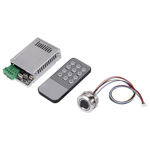 Losueeun K216 - Panel de control de huellas dactilares + R503 módulo de huella de dedo de color anillo de control de luz de control de acceso
