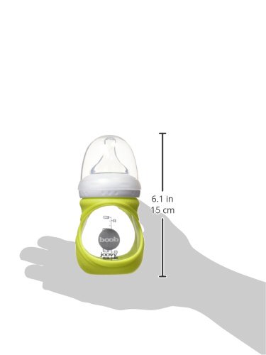 Miniatura 6 de Joovy Botella y funda de vidrio Boob, verde, 5 onzas