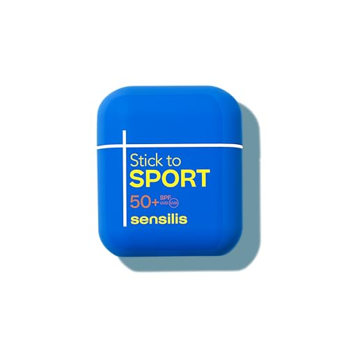 Sensilis - Sport Stick SPF50, Barra de Protección Solar, Protege la Piel de los Rayos UVB y UVA, Previene el Envejecimiento, Acabado Invisible, Aplicación Precisa, Todo Tipo de Pieles - Stick 10 g