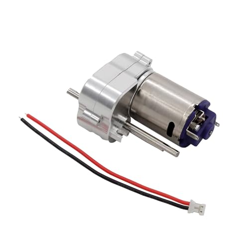 kowaku 1/12 RC Car Gearbox RC Car Parts Easy to Install Sturdy Upgrade Part Transmission Gearbox for MN78 MN82 Buggies Vehicle, Silver