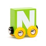 BRIO – Letter Train N | Wooden Train Set Accessory Toy for Kids Age 2 Years Up