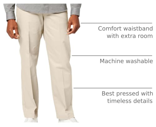 Image of Dockers Men's Classic Fit Signature Khaki Lux Cotton Stretch Pants