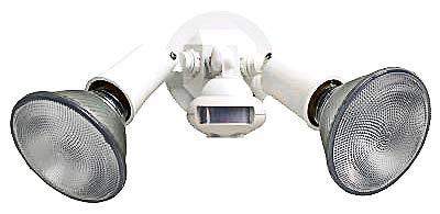 All Pro MS34W White Motion Detector Floodlight