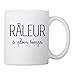 Spreadshirt® Râleur À Plein Temps Mug Blanc, blanc