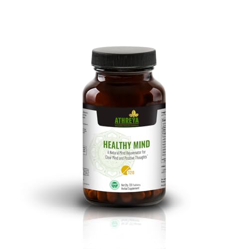 Athreya Herbs Healthy Mind Tablets | 120 Tablets | Brain...
