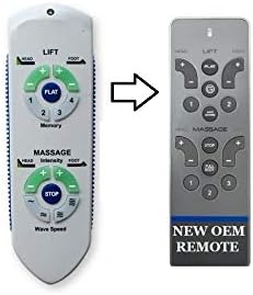 Replacement Remote Compatible with the Ergo Advance RC WM 101 (New 2020 Version) for Adjustable Beds
