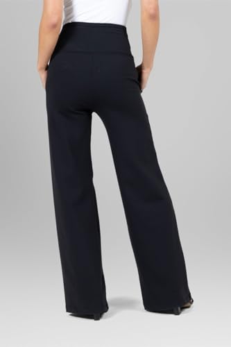 KiraGrace HIGH WAIST WIDE LEG PANT: BLACK4