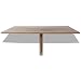 vidaXL Mesa de Pared Plegable de Madera Aglomerada Color Roble Estante Balda