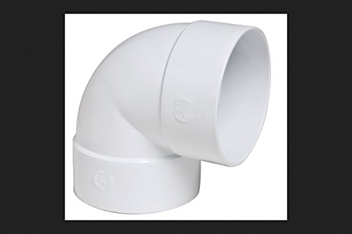 Plastic Trends 4 in. Hub x 4 in. Dia. Hub PVC Elbow