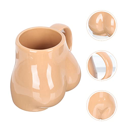Jojofuny 4D0Q121056V1X7ME9Z 1Pc Creative Butt Shaped Mug Ceramic Water Cup Coffee Milk Cup Desktop Decor thumb #6
