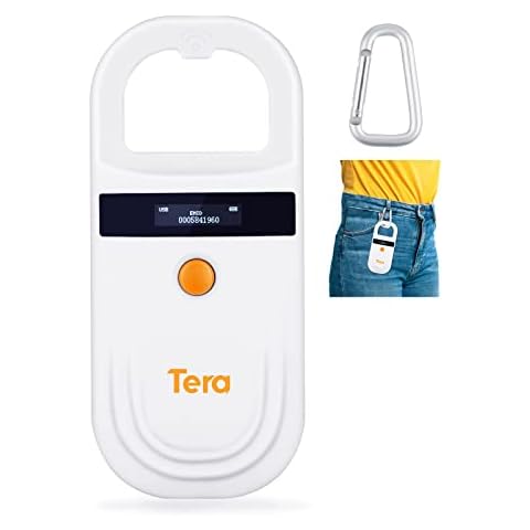 Tera Pet Microchip Reader with OLED Display Cover